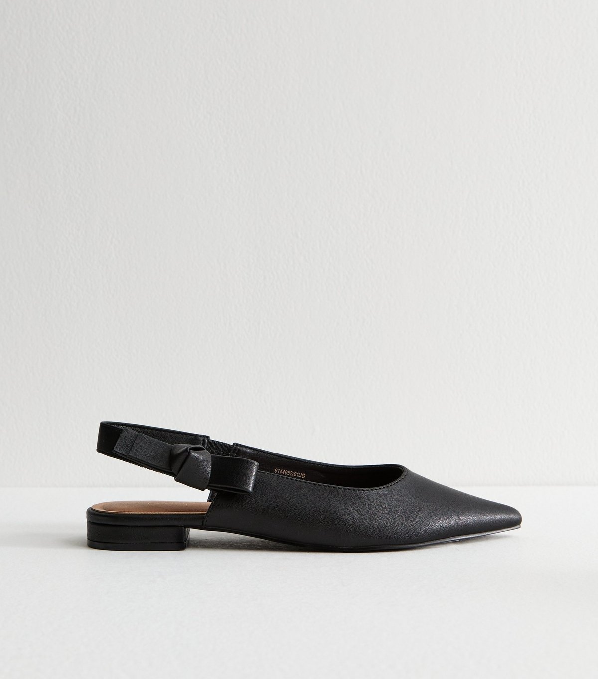 New Look Women's Black Bow Strap Slingback Pumps New Look - 2