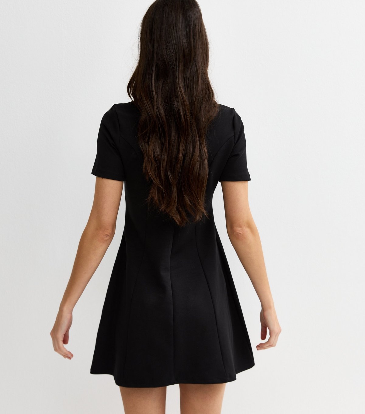 New Look Women's Black Fit and Flare Mini Dress New Look - 4