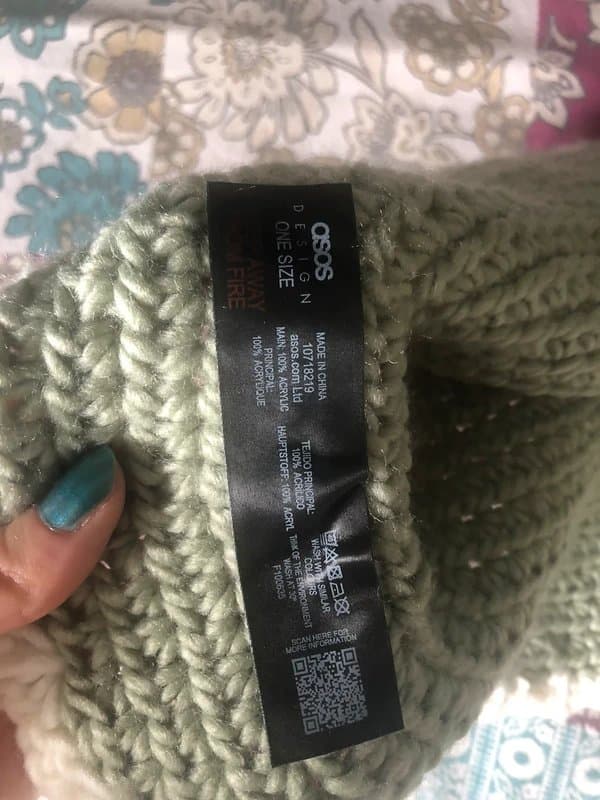 ASOS Crochet knitted summer hat