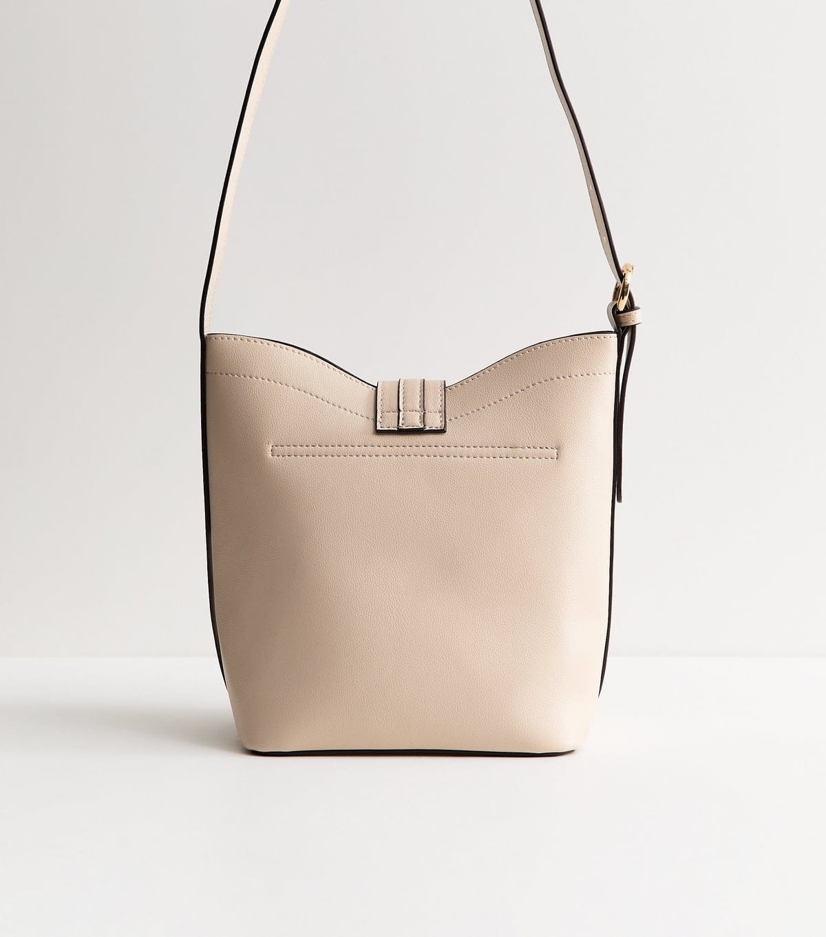New Look Cream Faux Leather Ring Detail Mini Bucket Bag New Look - 4