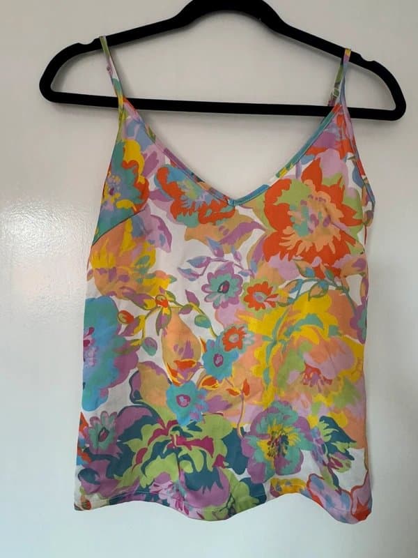 Never Fully Dressed Never fully dressed floral colourful cami top