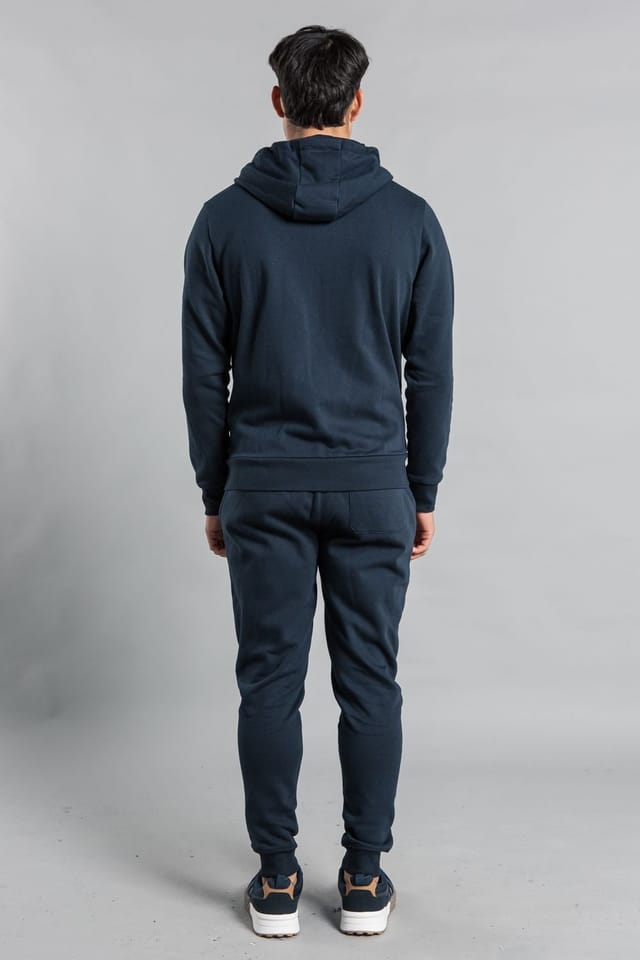 Tokyo Laundry Tokyo Laundry Men's Zip-Through Hoody & Jogger Co-ord Set in Navy - 2