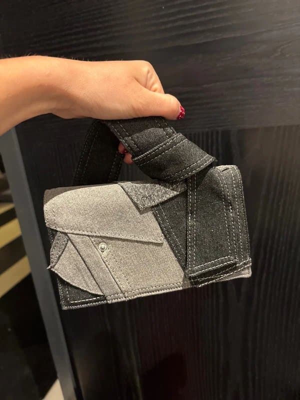 Zara Black denim Zara handbag