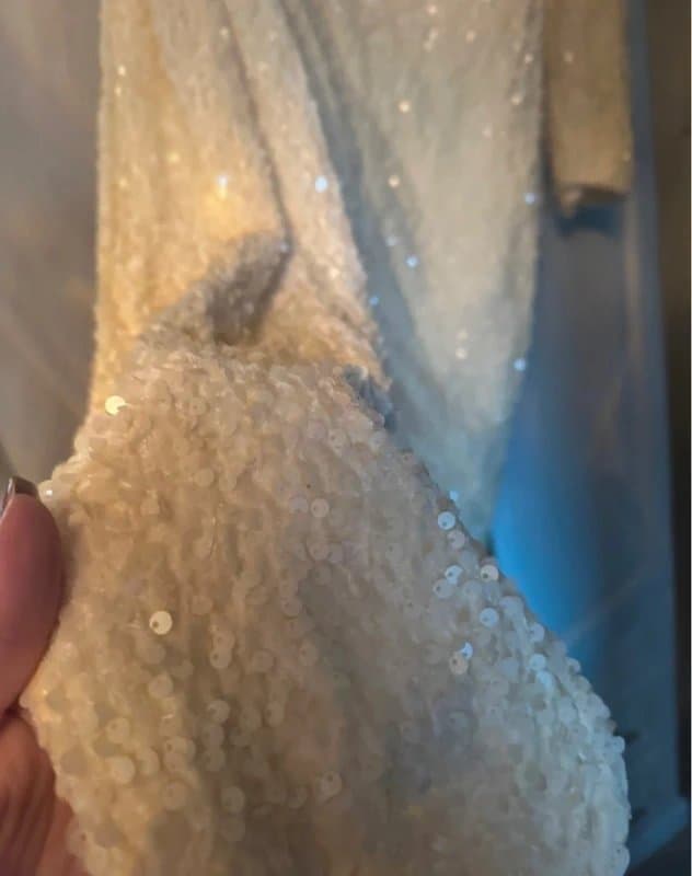 ASOS ASOS Luxe one shoulder sequin dress