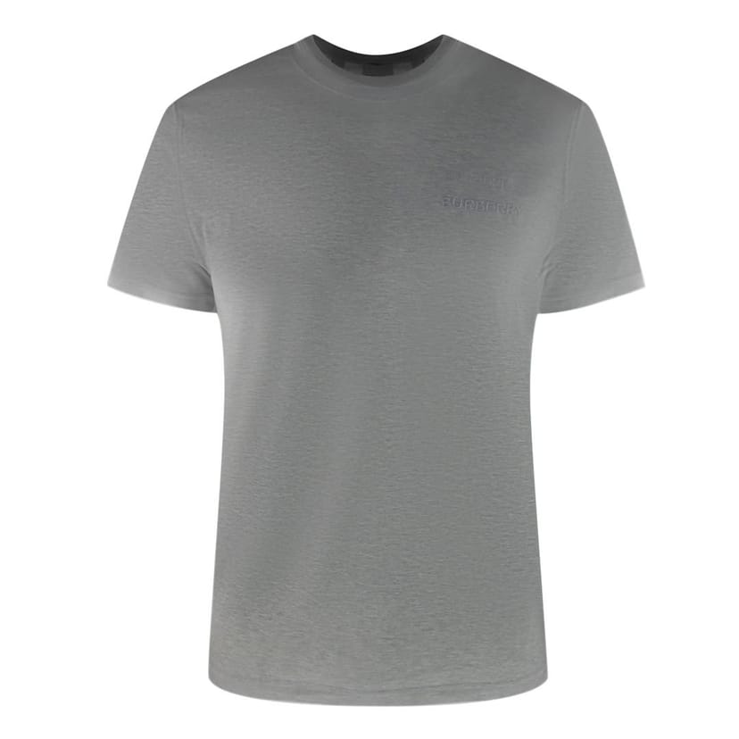 Burberry Burberry Men's Monotone Logo Grey T-Shirt - 1