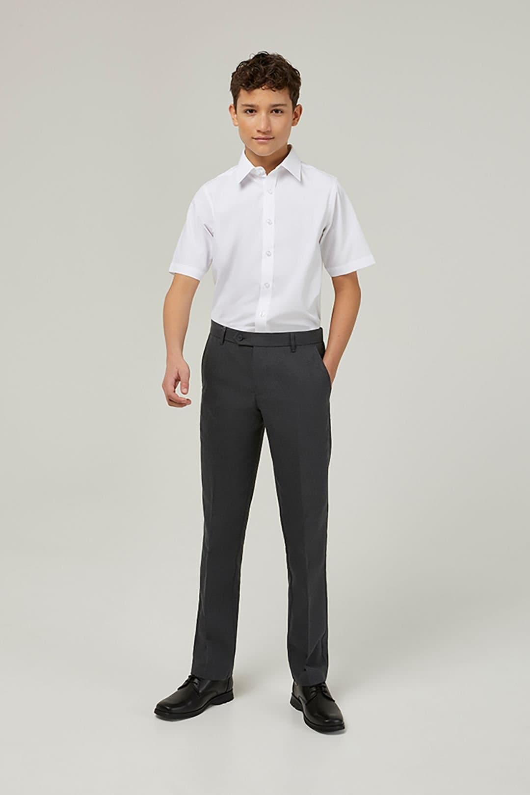 TRUTEX TRUTEX Men's Senior Slim Leg Trouser in Grey