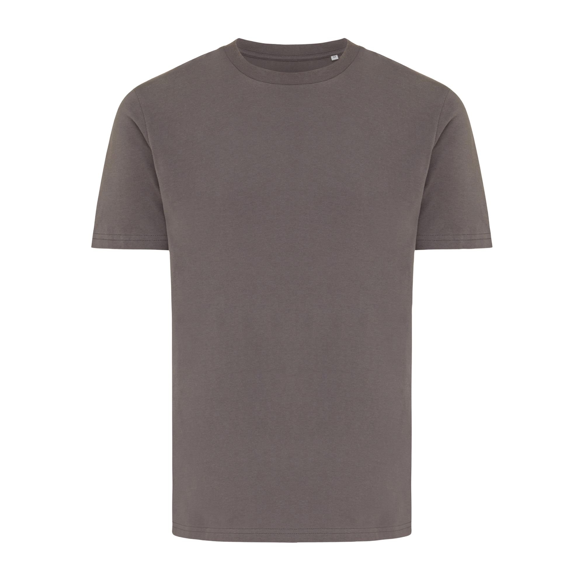 IQONIQ IQONIQ Men's Brett Cotton T-Shirt in Dark Grey - 3