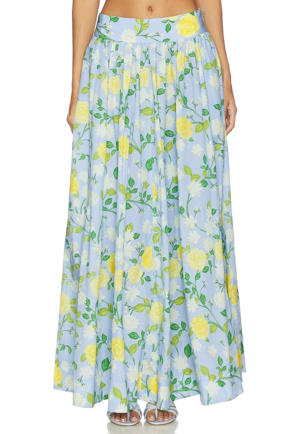 ice blue, yellow rose & mogra