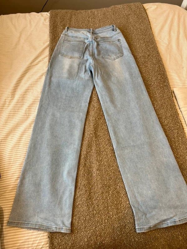 ASOS Diamanté blue denim jeans