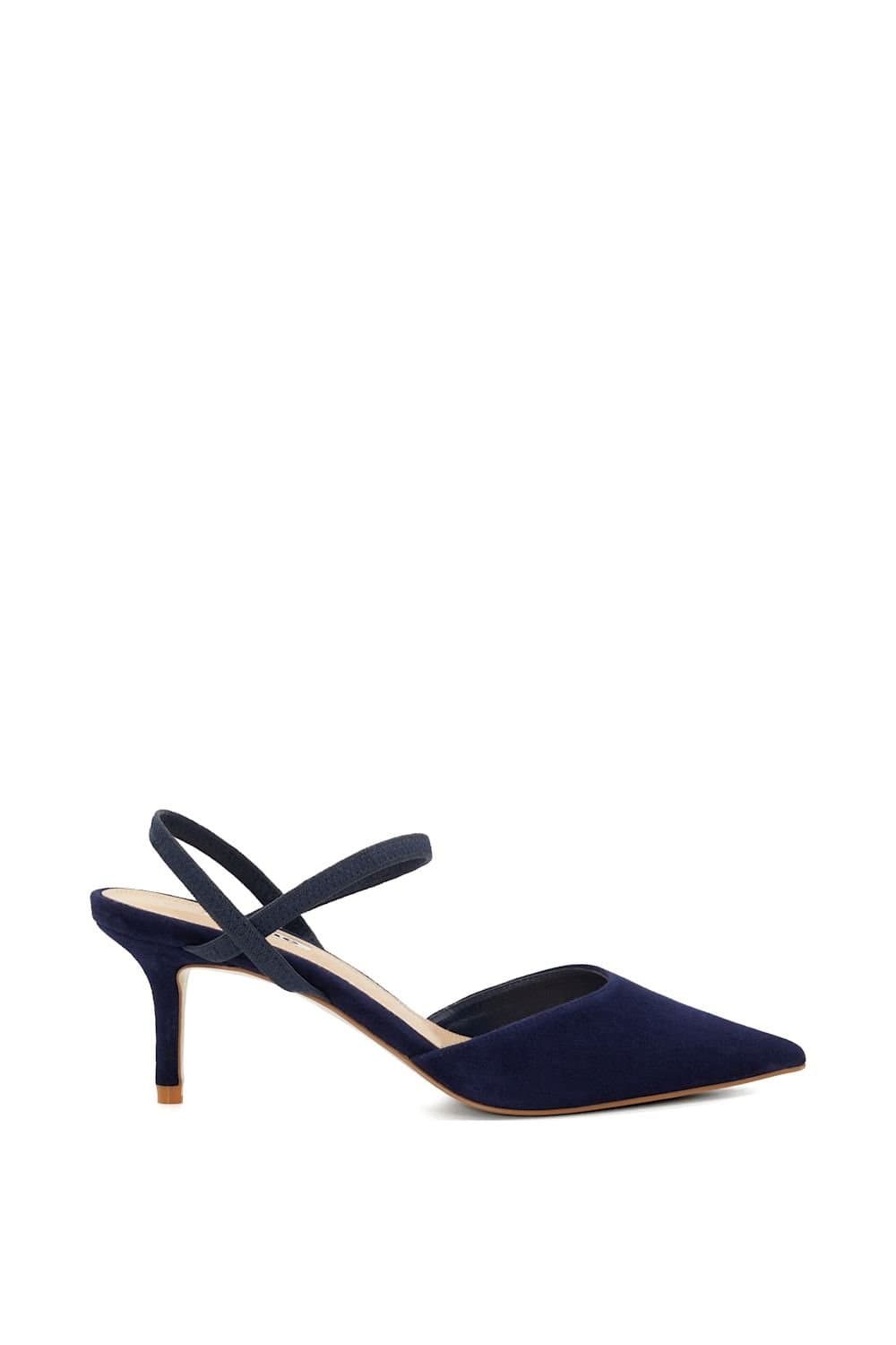 Dune London Dune London Women's 'Classical' Suede Strappy Heels in Blue