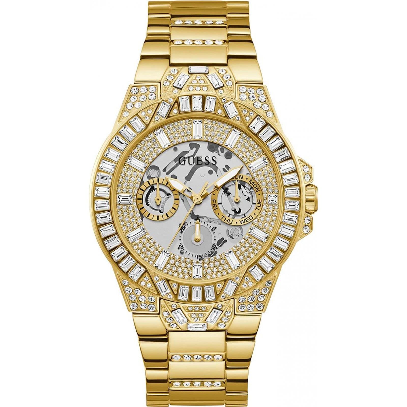 Guess Guess Men's GW0516G2 44mm Quartz Watch in Gold