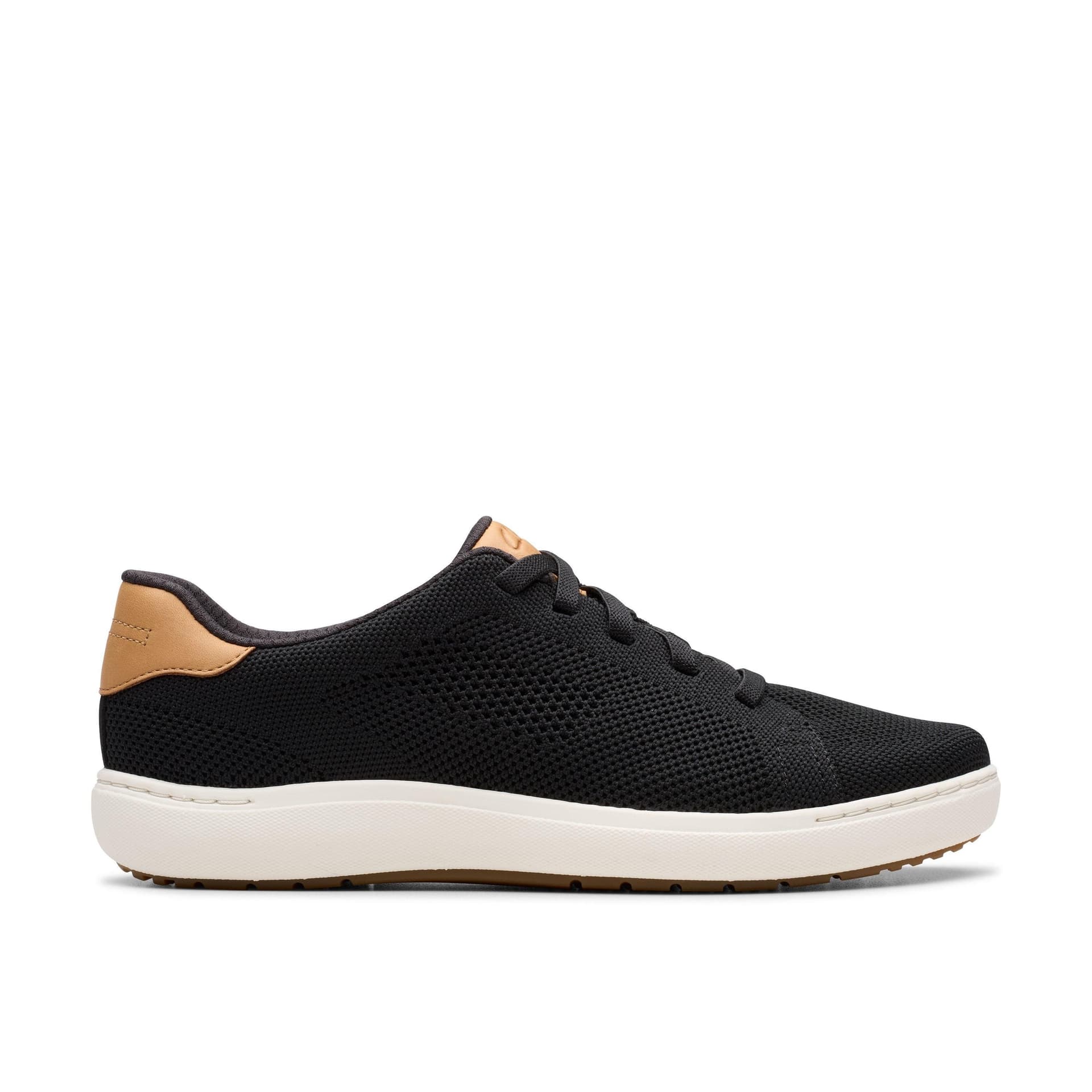 Clarks Clarks Women's Nalle Walk Black Knit Trainers