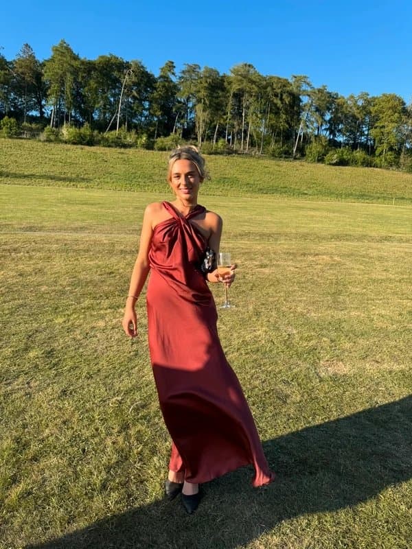 ASOS Satin maxi dress