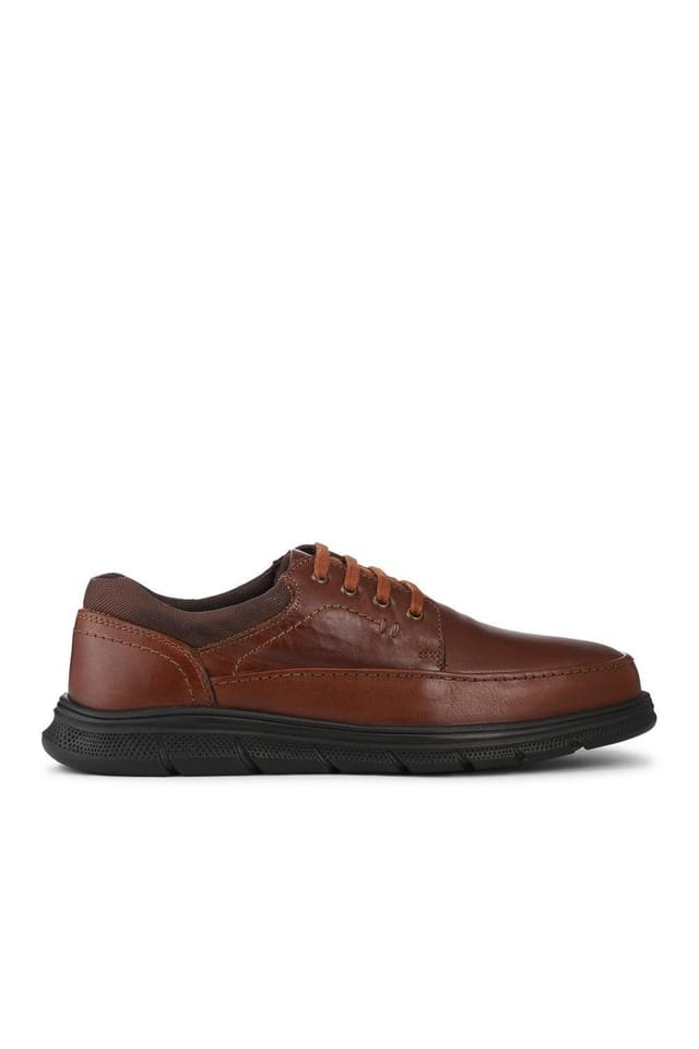Pavers Pavers Men's Casual Lightweight Lace Up Shoes in Tan - 2