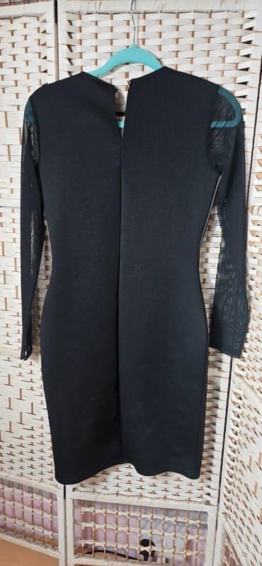 Dorothy Perkins Dorothy Perkins Black Embellished Bodycon Dress – UK 8