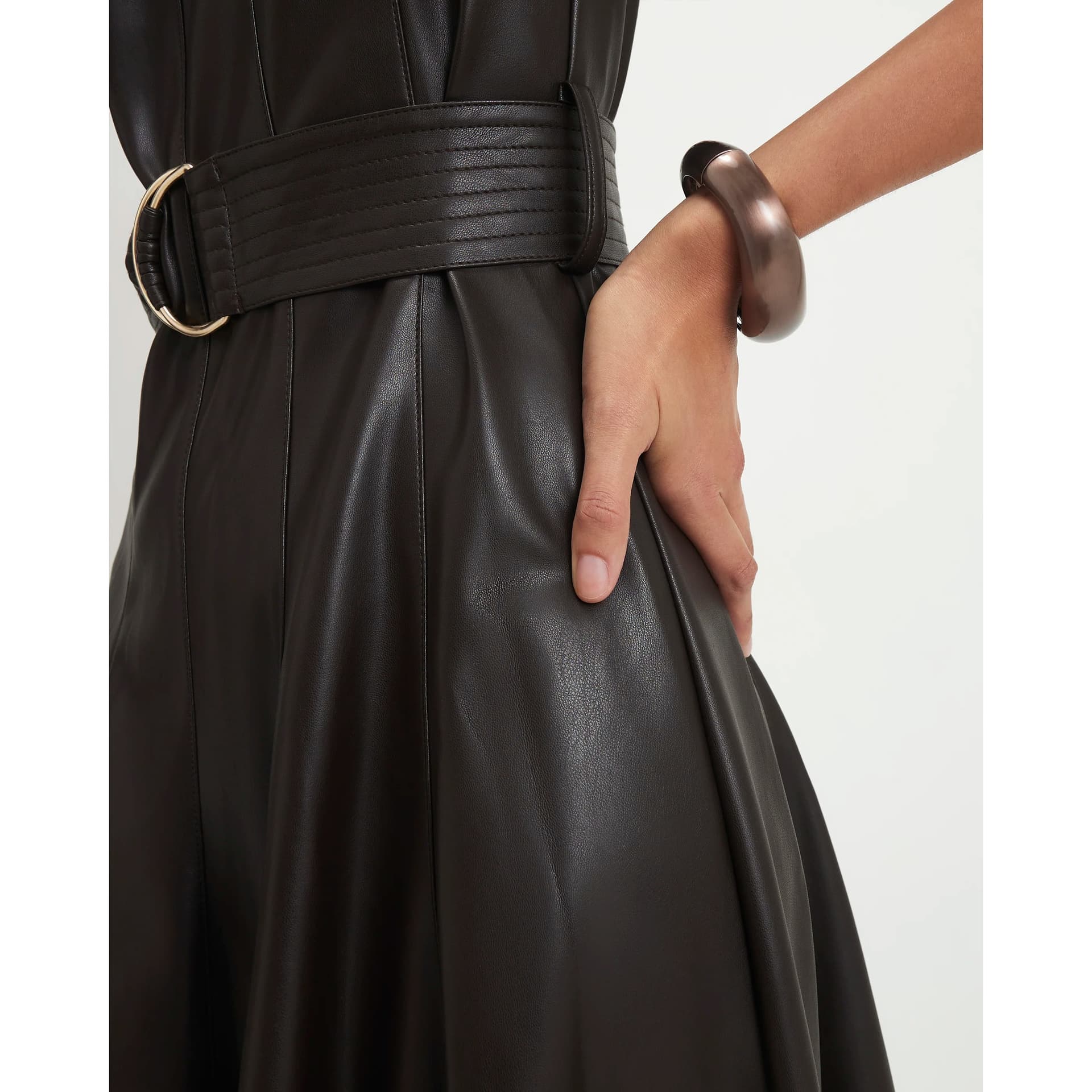 River Island River Island Womens Brown Brushed Bangle