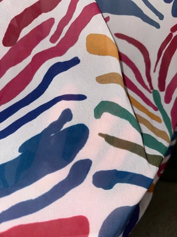 Never Fully Dressed NFD Vibrant Zebra Kaftan Maxi Dress Size 8 NEW