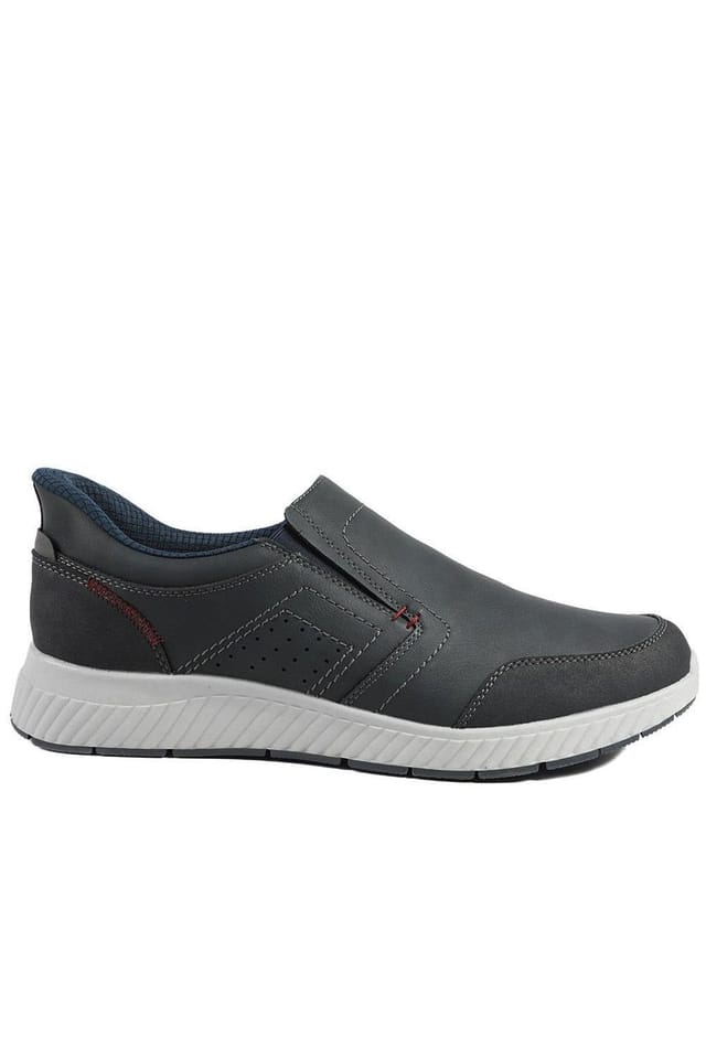 Pavers Pavers Men's Easy Step In Casual Laceless Shoes in Dark Grey - 2