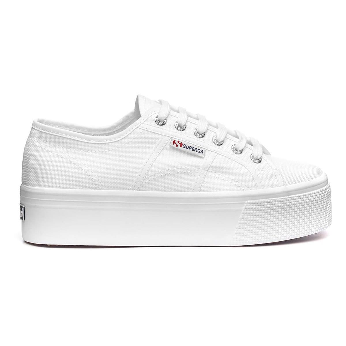Superga Superga Women's 2790 Linea Up Down Trainers in White - 4