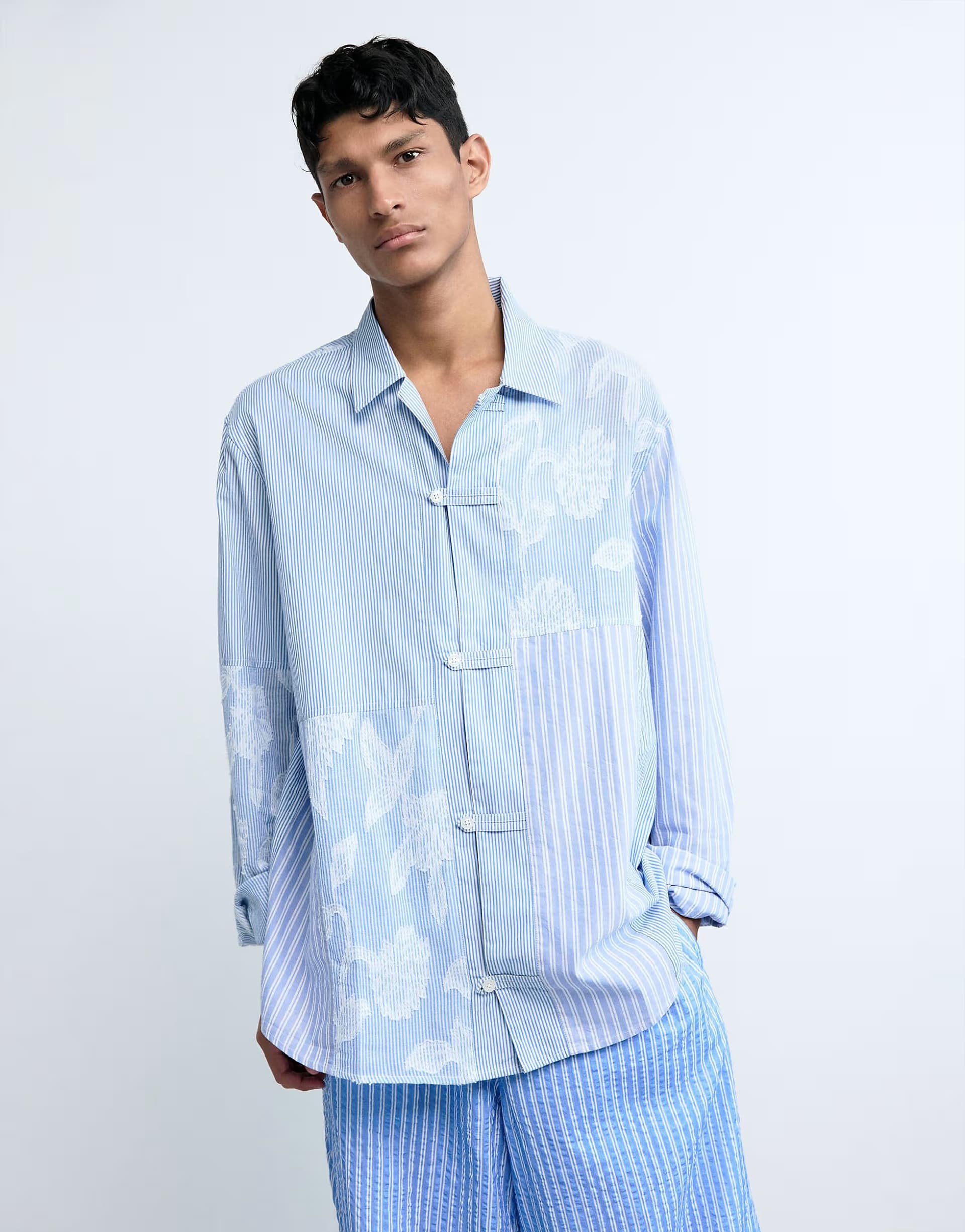 ASOS Desigual Printed floral shirt in blue