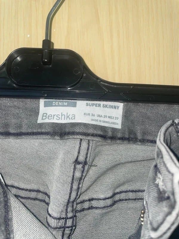 Bershka Grey skinny jeans