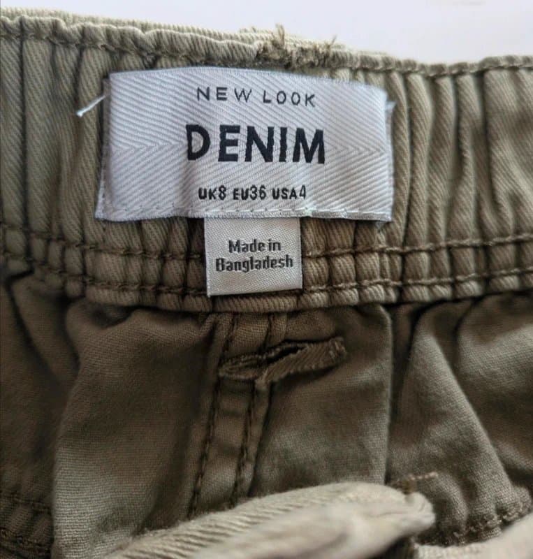 New Look New look size 8 khaki cargo pants