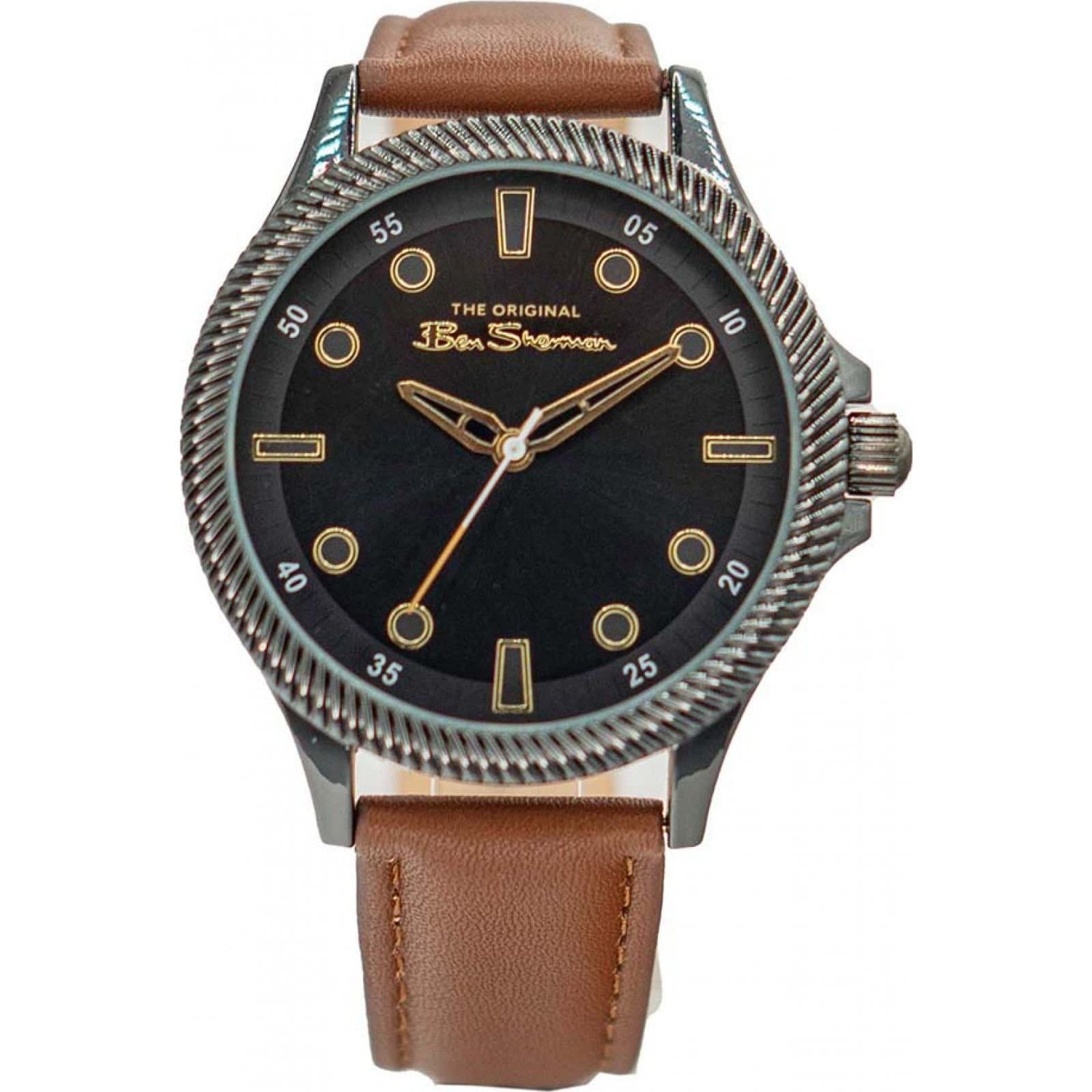 Ben Sherman Ben Sherman Men's BS227 42mm Quartz Watch in Brown