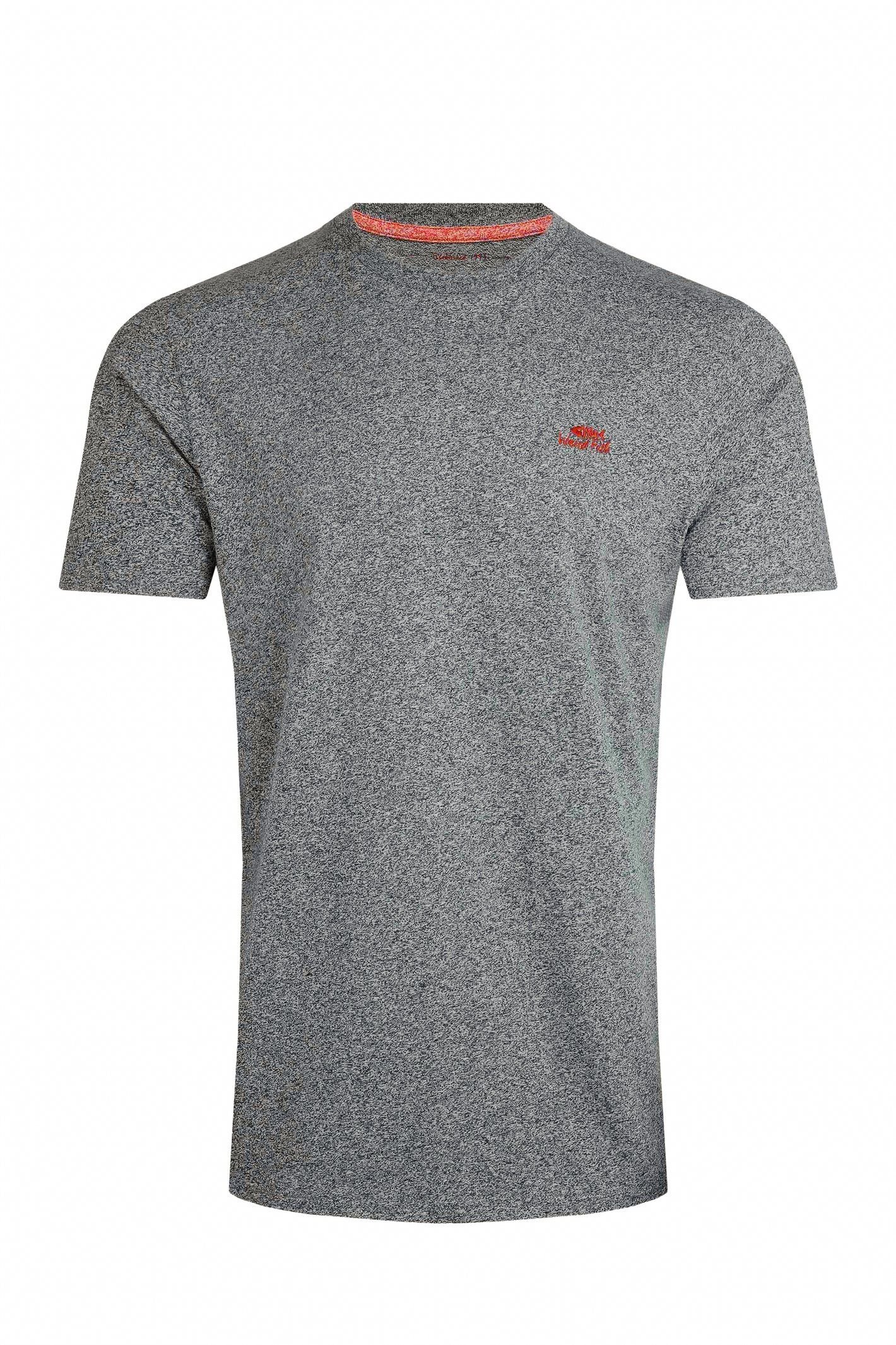 Weird Fish Weird Fish Men's Fished Branded T-Shirt in Mid Grey - 2