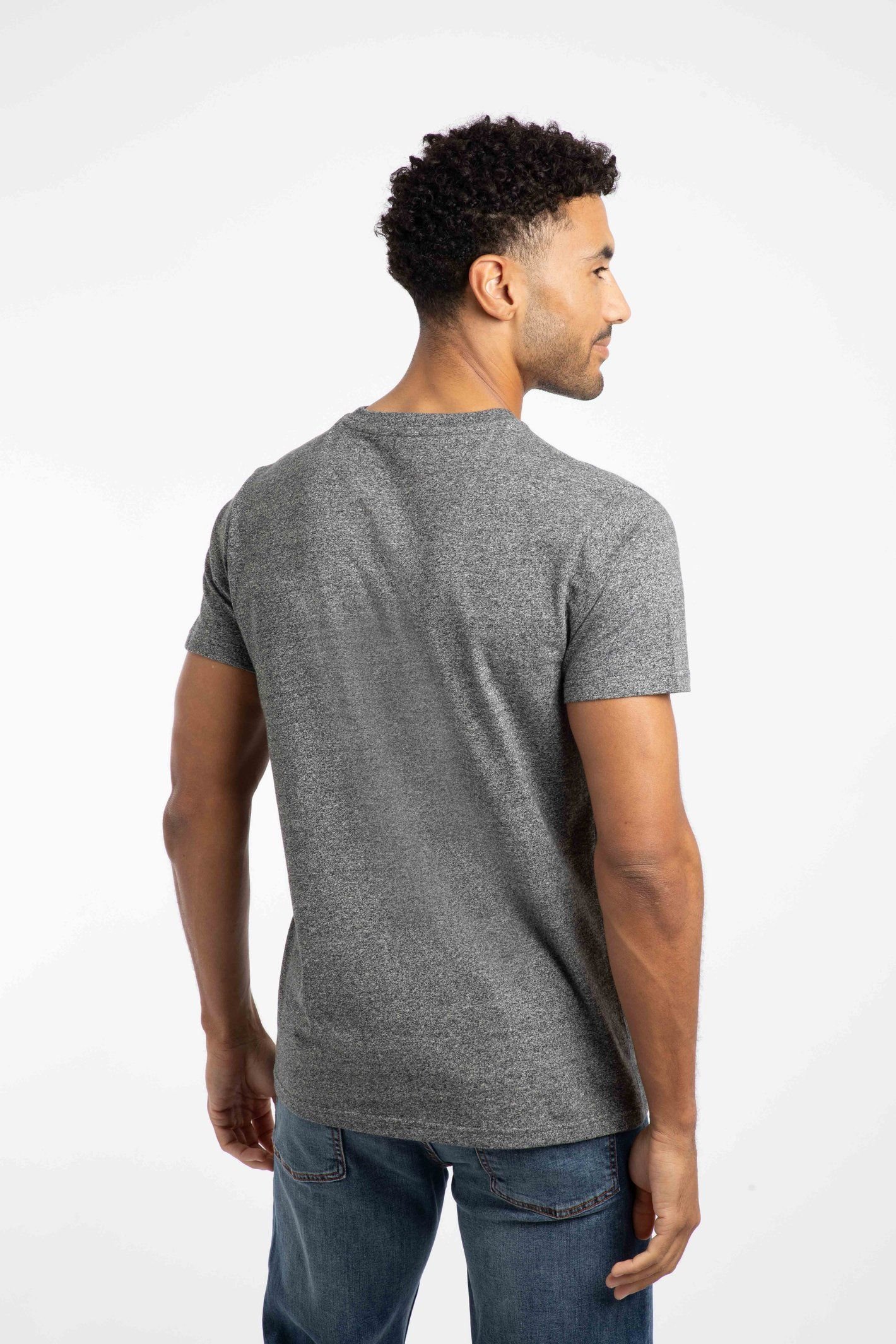 Weird Fish Weird Fish Men's Fished Branded T-Shirt in Mid Grey - 3