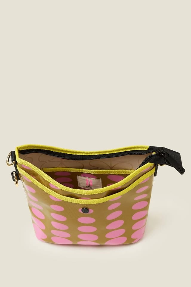 Orla Kiely Orla Kiely Women's Carrymin Crossbody - Optical Oval Ochre - 3