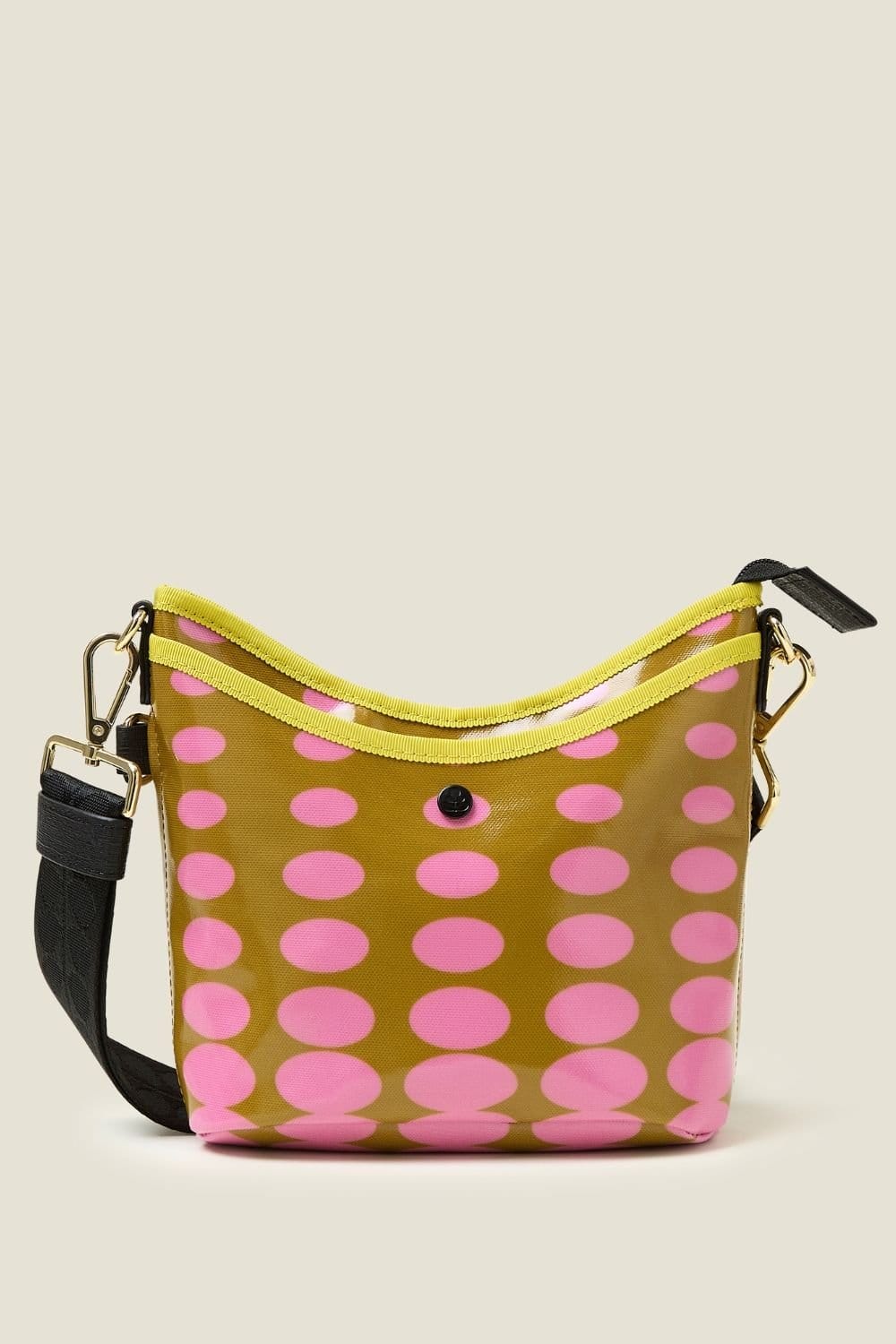 Orla Kiely Orla Kiely Women's Carrymin Crossbody - Optical Oval Ochre - 4