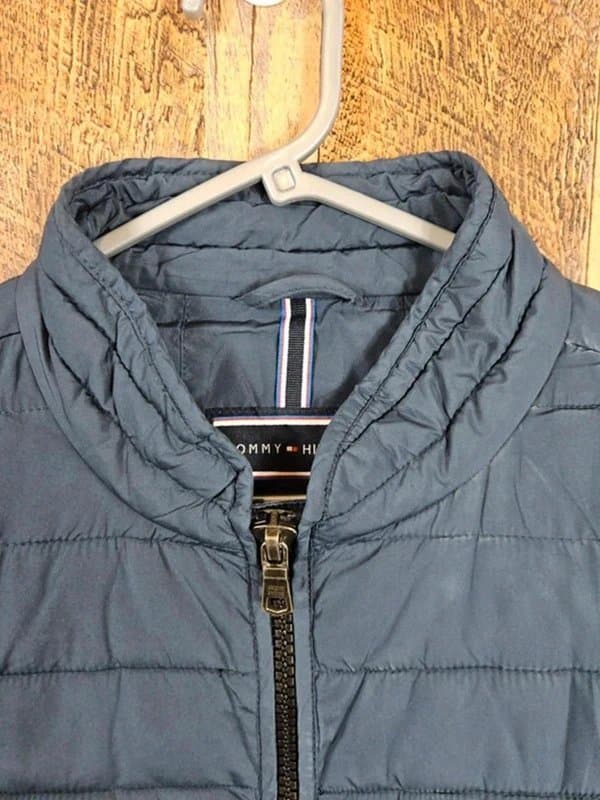 Tommy Hilfiger Tommy Hilfiger – Navy Technical Fibres Bomber Jacket – Men’s M – Padded Panel – 2016