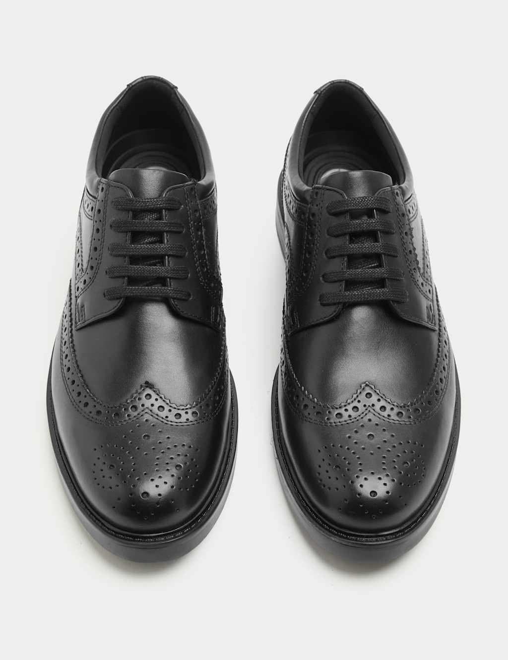 Marks & Spencer M&S Black Leather Brogues