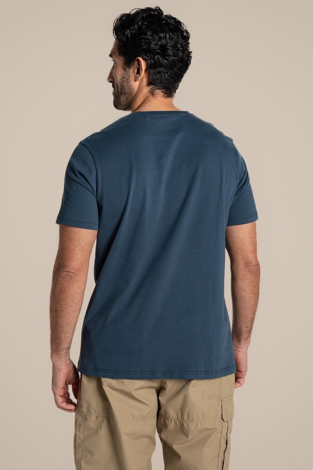 Craghoppers Craghoppers Men's Lucent Relaxed Fit Short Sleeved T-Shirt in Dark Navy - 2