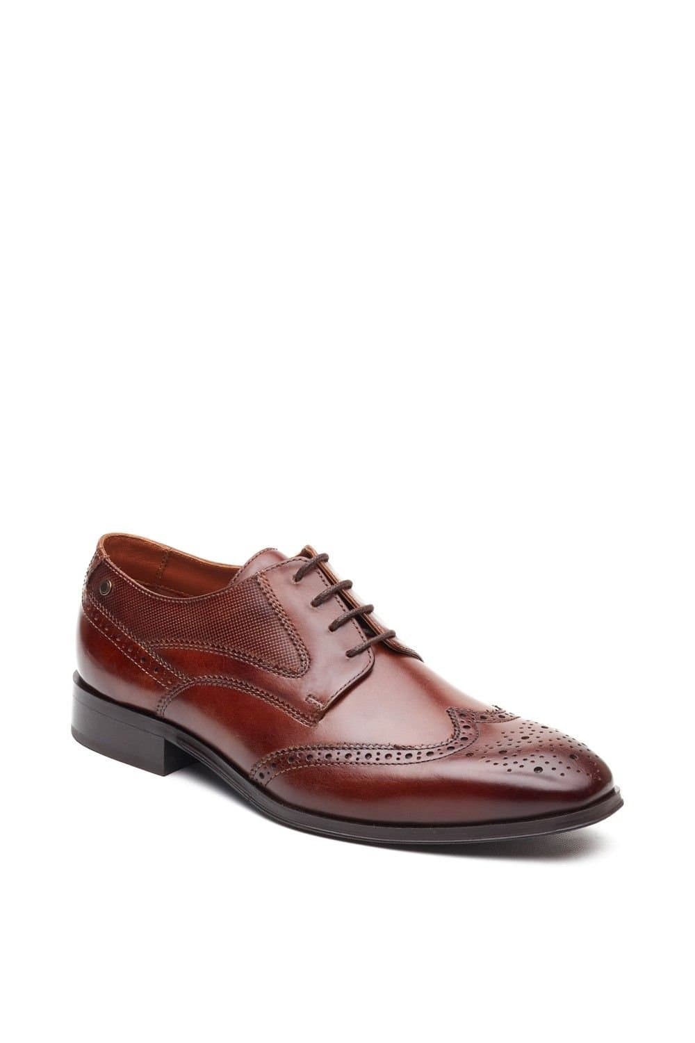 Base London Base London Men's Steeple Brogue Shoe in Tan