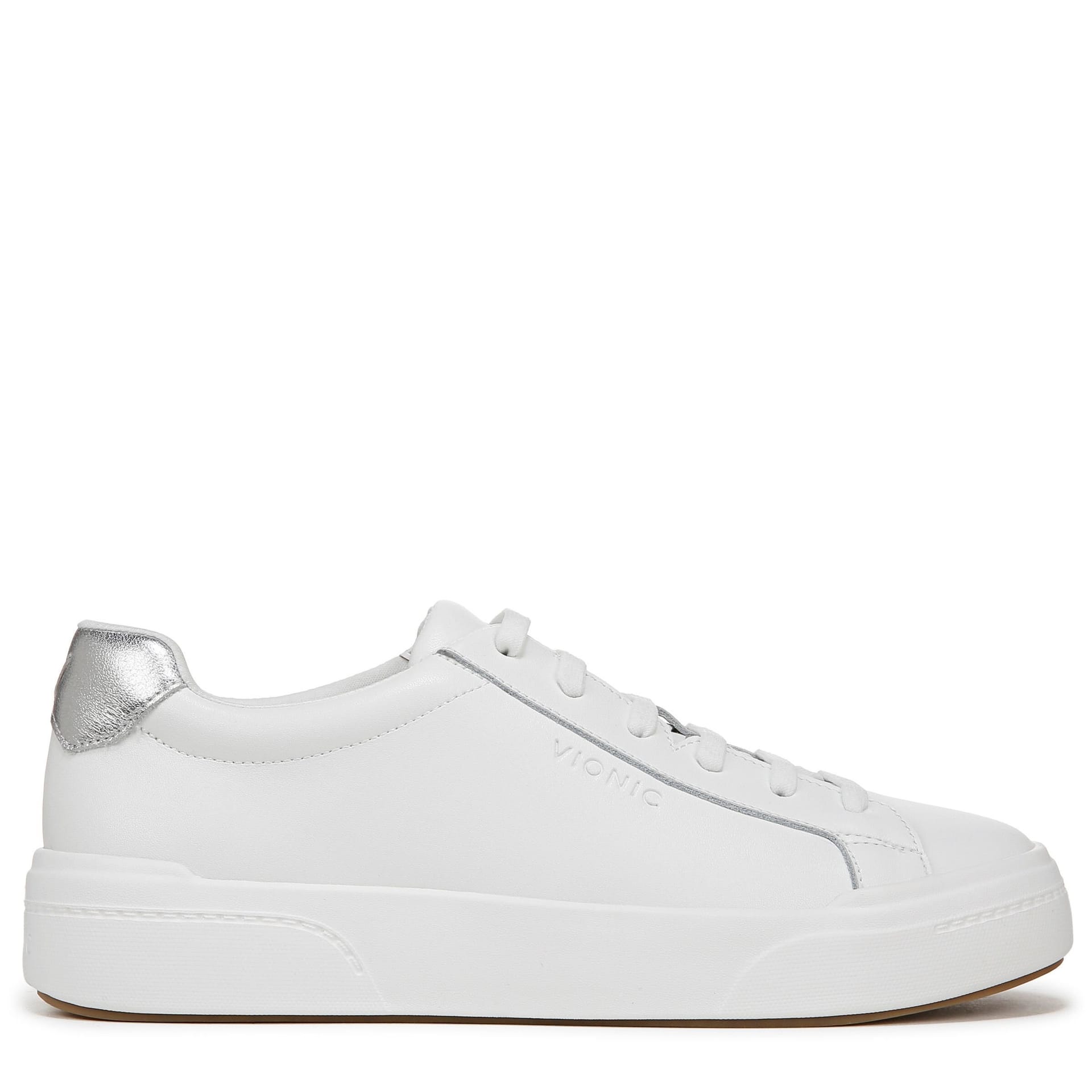Vionic Vionic Women's Colbie Lace up Trainers in White - 4