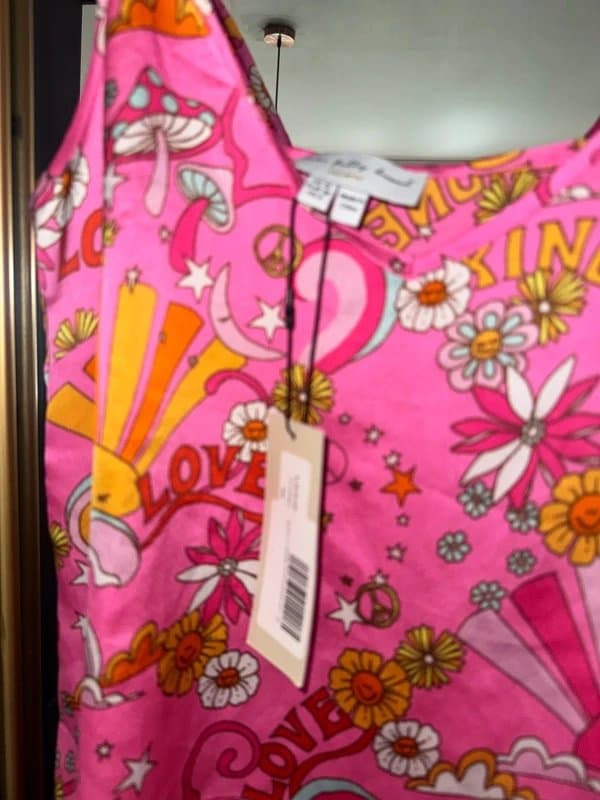 Never Fully Dressed NFD Pink Kindness & Love Cami Top Size 10 NEW