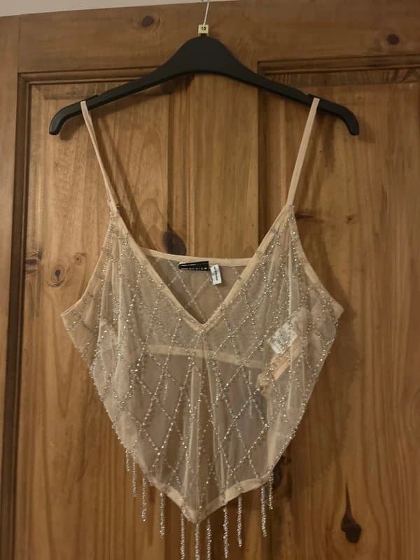 ASOS Embellished crop top