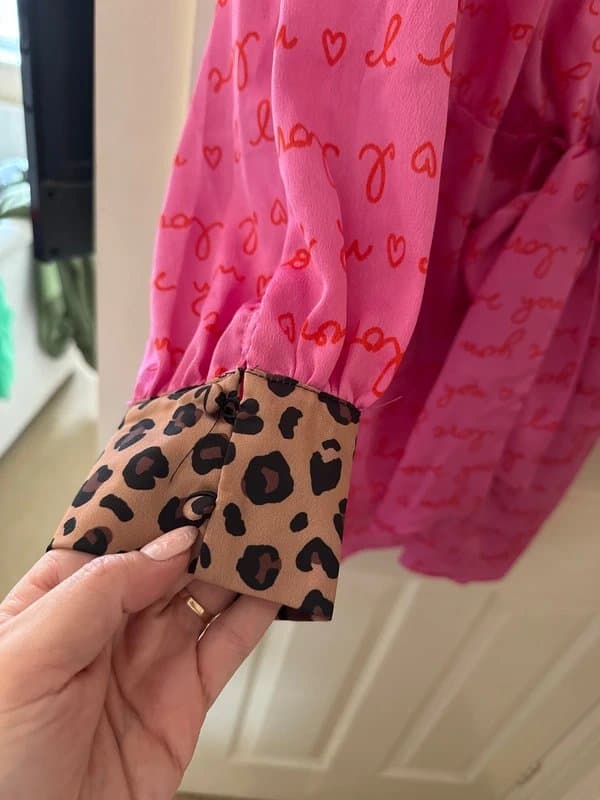 Never Fully Dressed Never fully dress pink and leopard print love dress