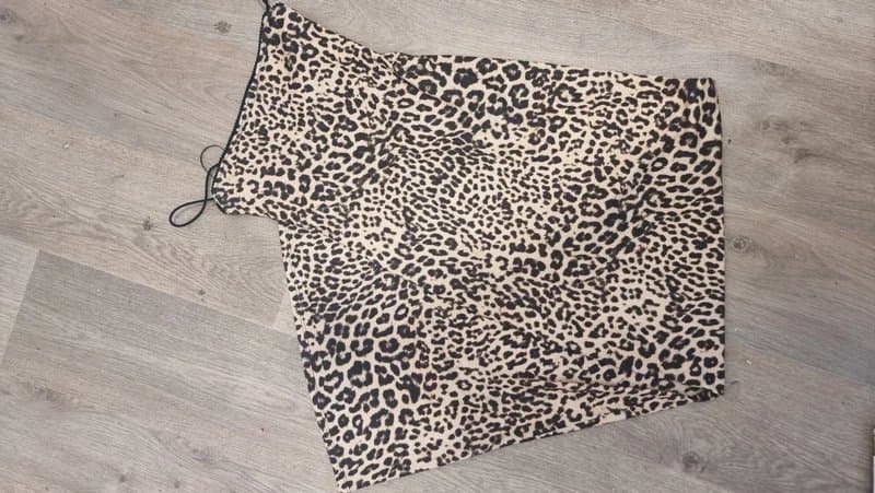 Bershka Leopard print midi dress