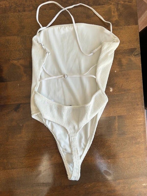 Bershka Body suit white