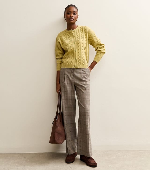 New Look Women's Green Cable Knit Cardigan New Look - 3
