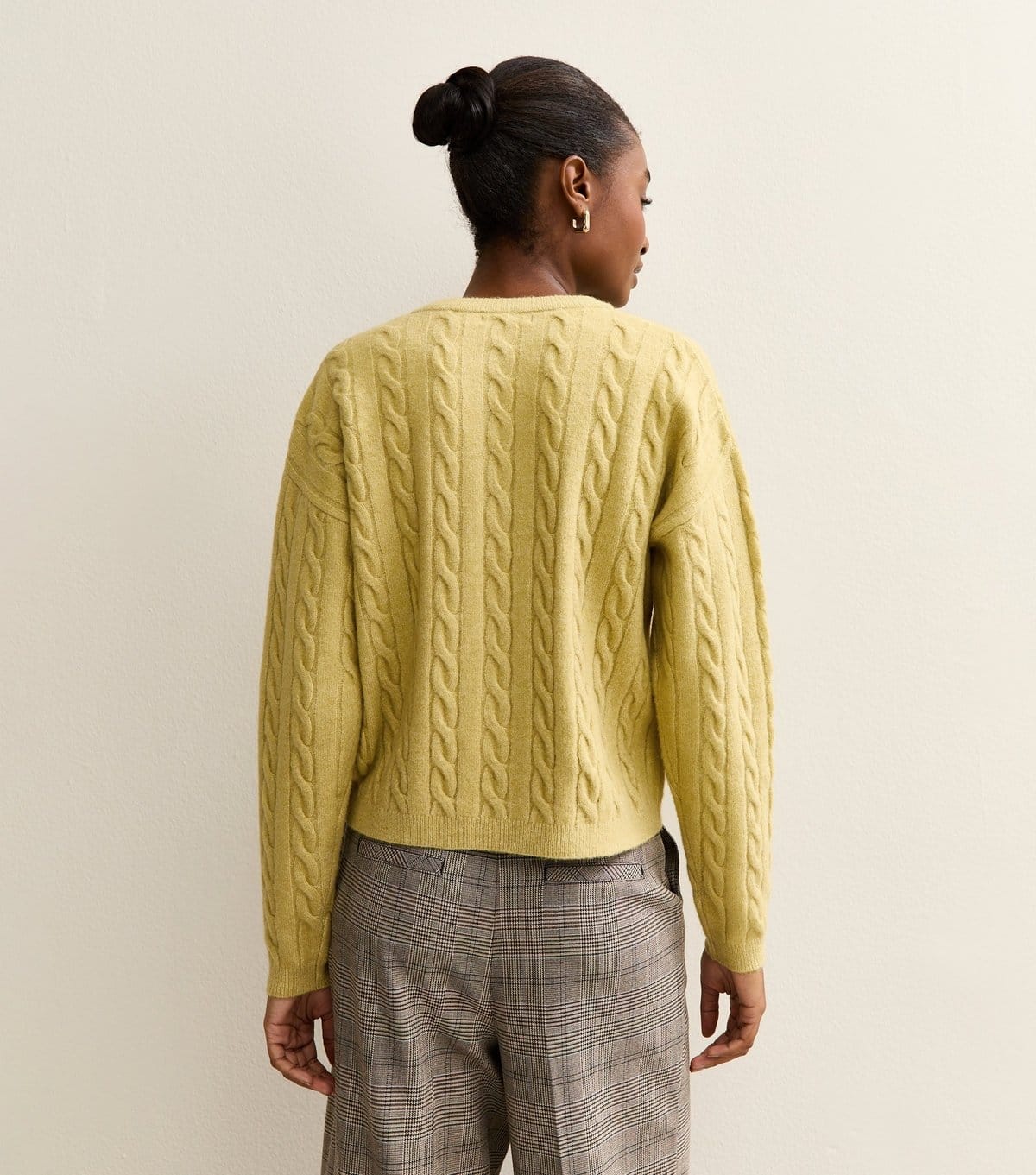 New Look Women's Green Cable Knit Cardigan New Look - 4