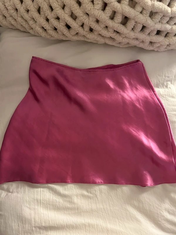 ASOS ASOS pink silk skirt - 1