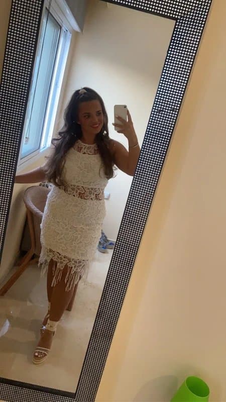 No Label White lace dress