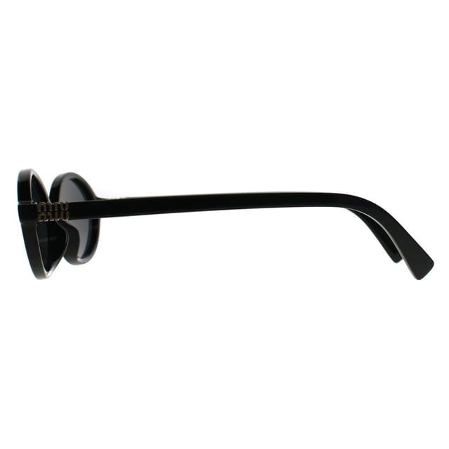 Miu Miu Miu Miu Women's Oval Black Dark Grey MU04ZS - 3
