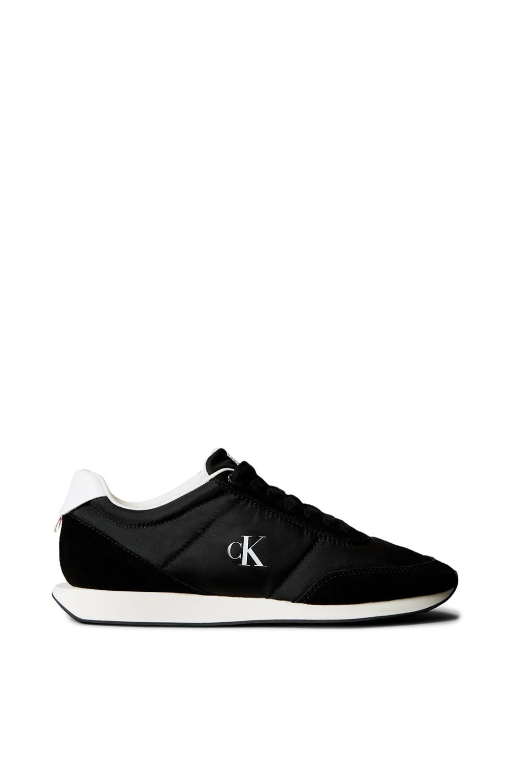 Calvin Klein Calvin Klein Men's Retro Runner Ess Mix Mat Black/Bright White in Black - 2