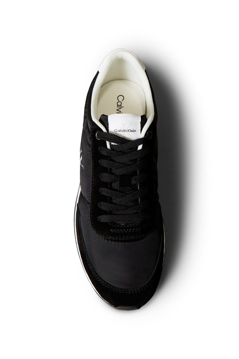 Calvin Klein Calvin Klein Men's Retro Runner Ess Mix Mat Black/Bright White in Black - 4