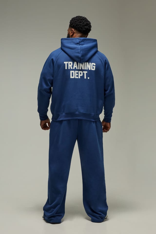 Training Dept. Training Dept. Men's Training Dept Oversized Boxy Hoodie in Navy - 2