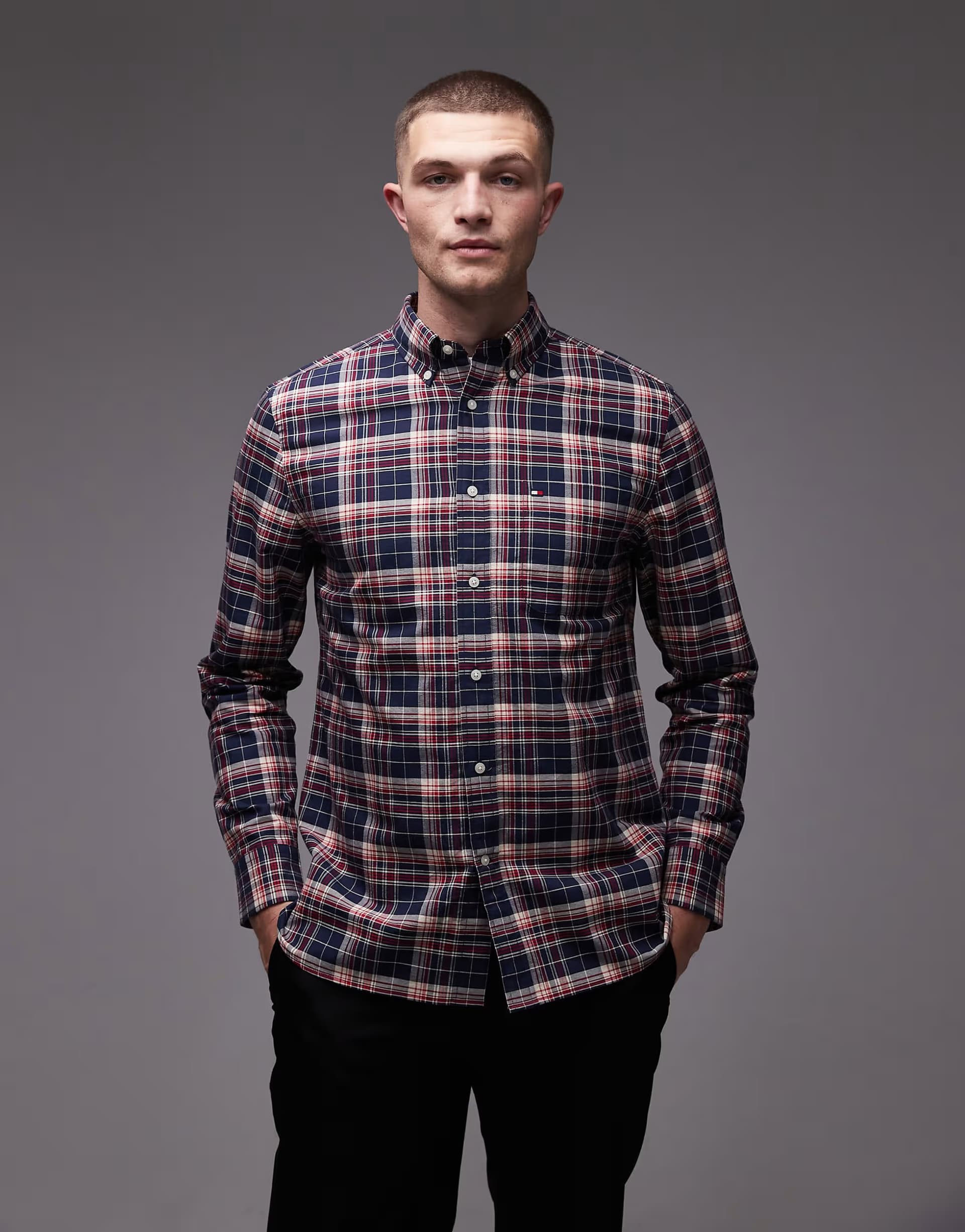 ASOS Tommy Hilfiger heritage oxford check shirt in multi